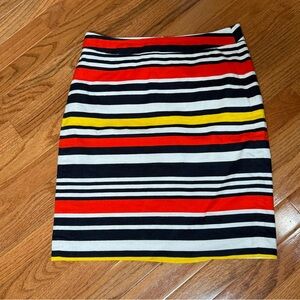 Banana Republic Multicolor Striped Pencil Skirt